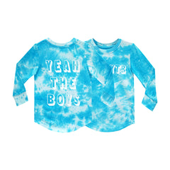 YEAH THE BOYS LONG SLEEVE TIEDYE BLUE